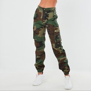 Missguided camo print pants